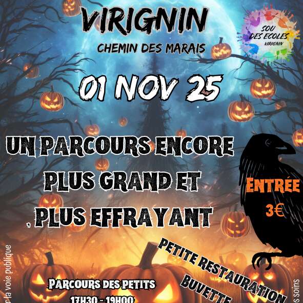 Parcours Halloween à Virignin
