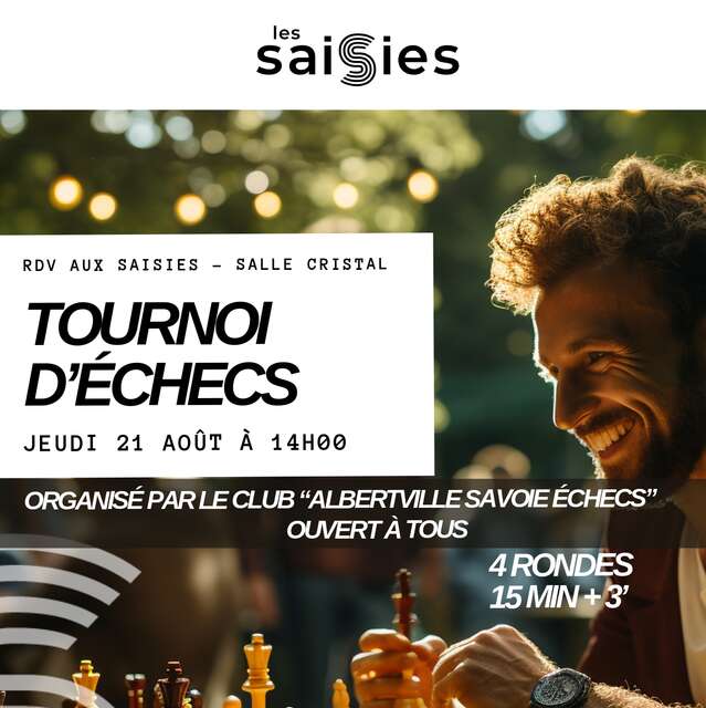 Tournoi d'échec Les Saisies