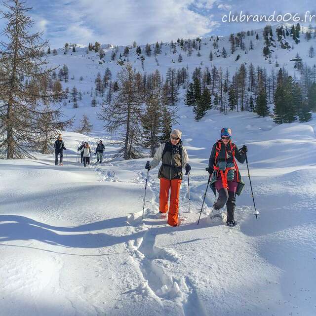 Randonnées Raquettes avec ClubRando06 à Auron