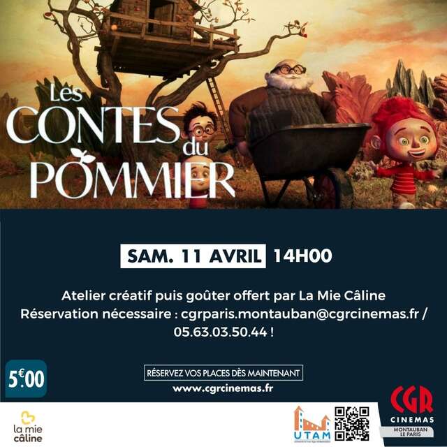 Ciné | Atelier & Goûter - Les contes du pommier