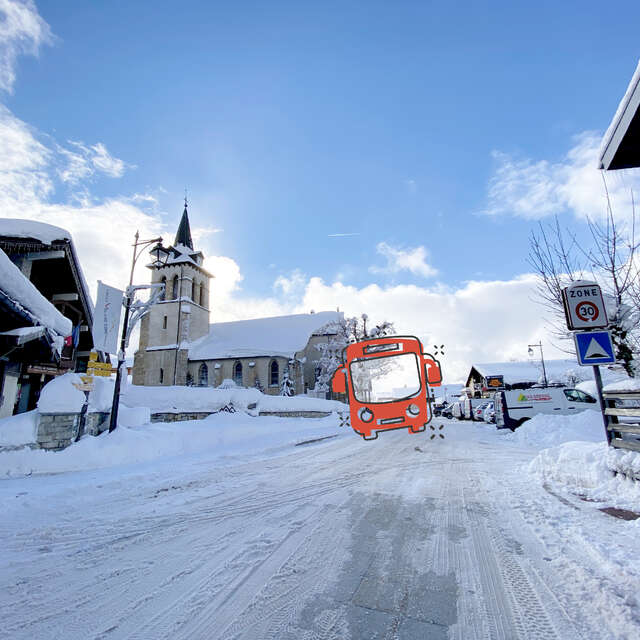 Shuttle bus Crest-Voland Cohennoz - Notre Dame de Bellecombe