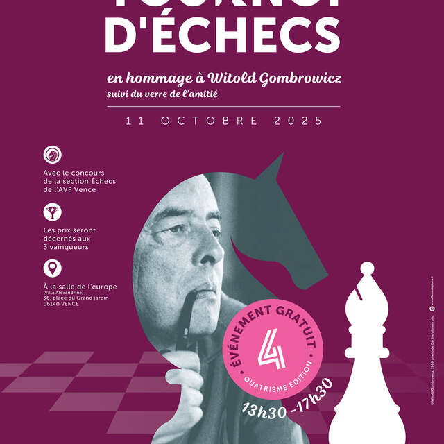 Tournoi d'échecs en hommage à Witold Gombrowicz