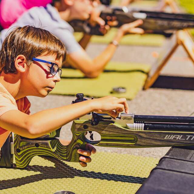 Summer biathlon: 10m shooting session
