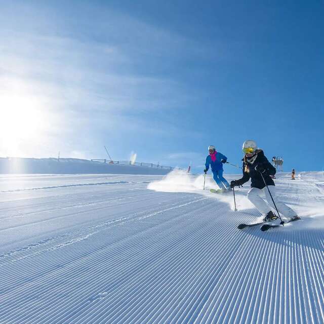 Faire la première trace avec les pisteurs !
