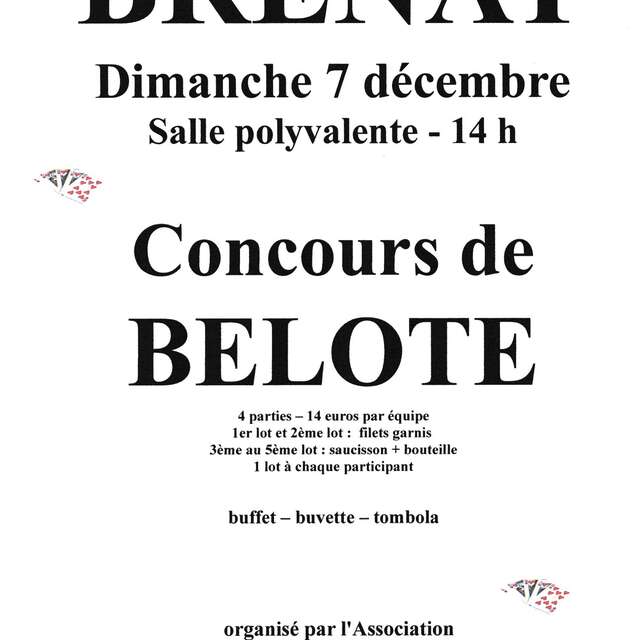 Concours de belote
