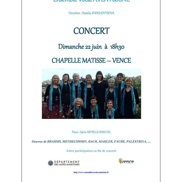 Concert Ensemble Vocal AVENTURINE
