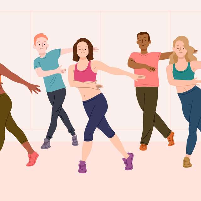 On line dance classes with Montriond s'active