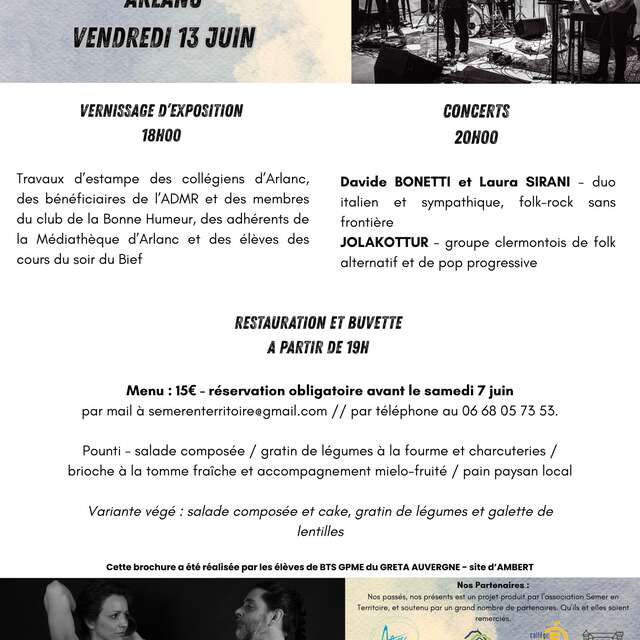 Rock'estampes - Vernissage et concerts