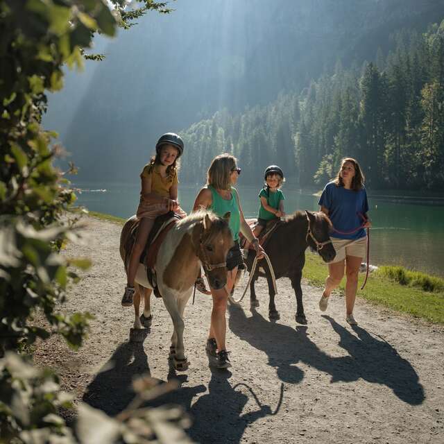 Balade en poney au Lac de Montriond