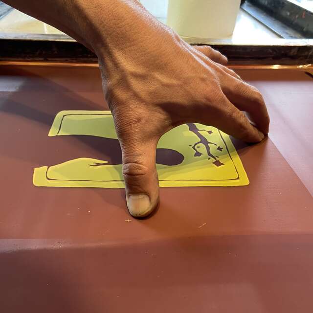 Atelier Sérigraphie au centre culturel Le Bief