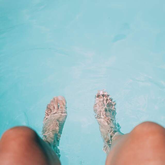 La bibliothèque à la piscine