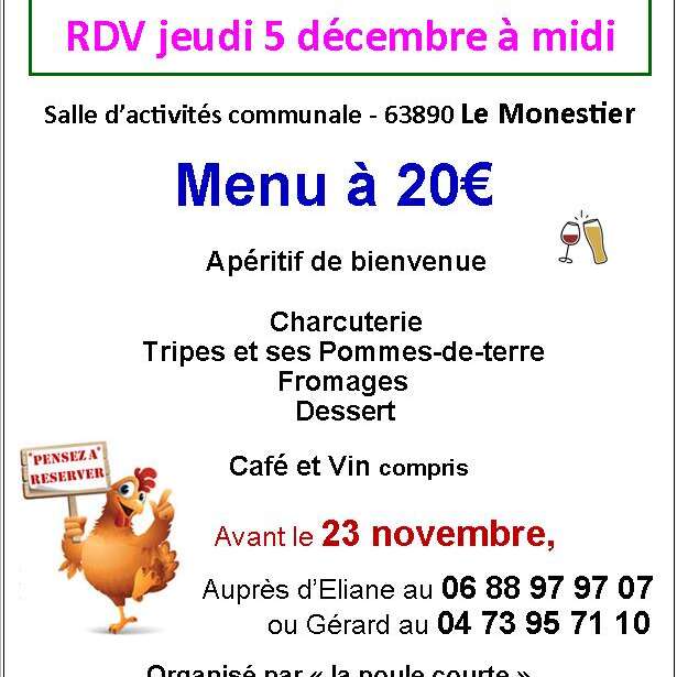 Repas tripes