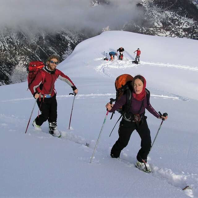 Découverte des joies du ski de rando!