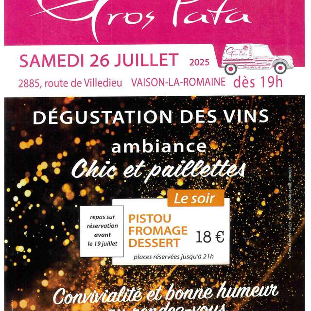 Summer evening at Domaine du Gros Pata