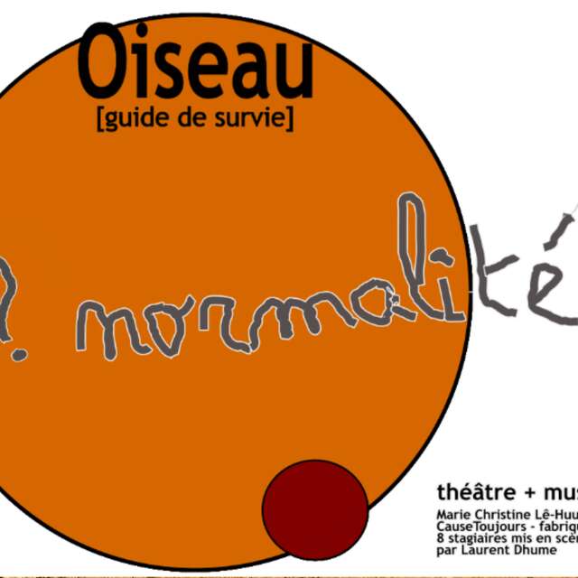 Théâtre et musique - "Oiseau guide de survie" - Cie Cause toujours