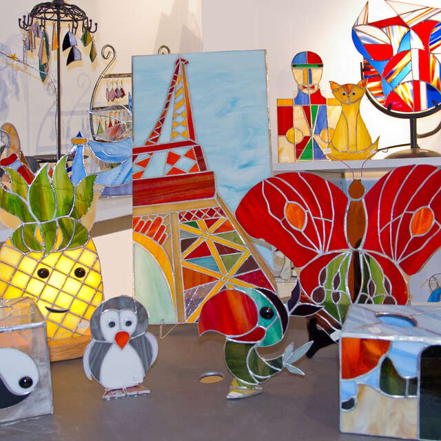 Verre d'Auzelles - Atelier de vitrail