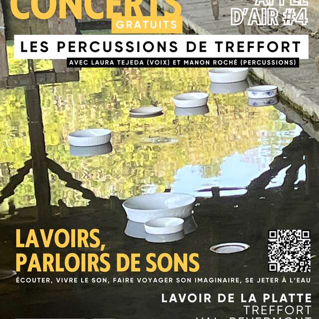 CONCERT des Percussions de Treffort "Lavoirs, Parloirs de Sons" (2 représentations)
