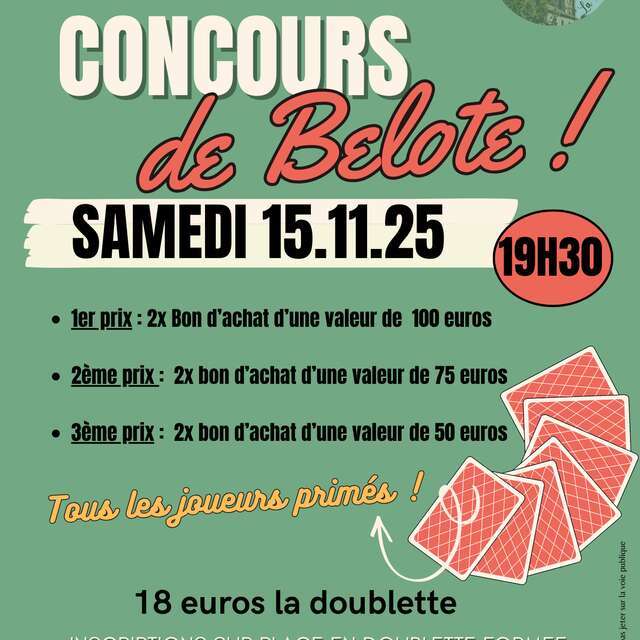 Concours de belote