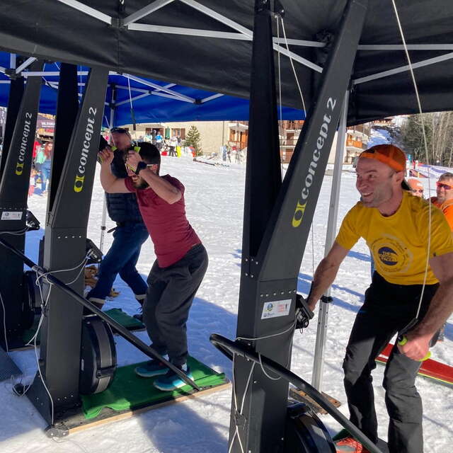 Simulateur de poussée SkiErg