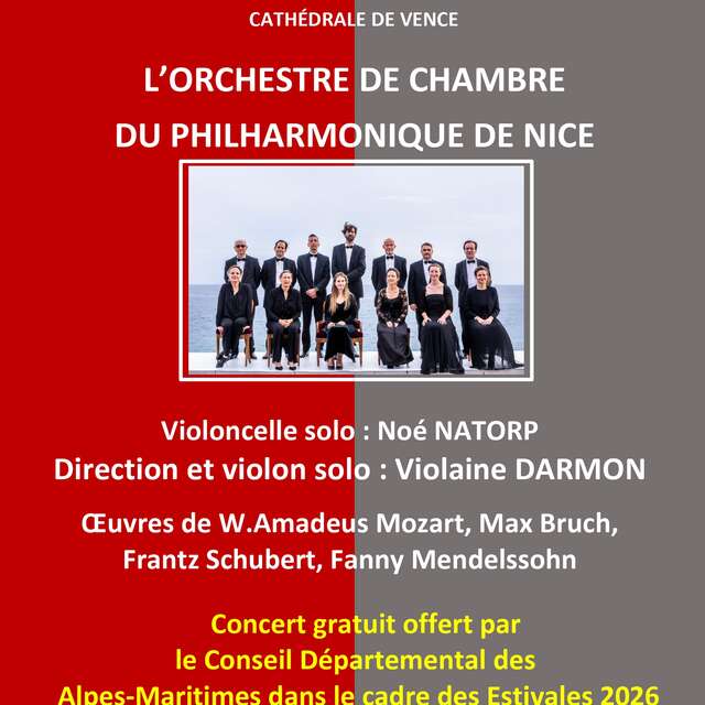 L'orchestre de chambre du philharmonique de Nice
