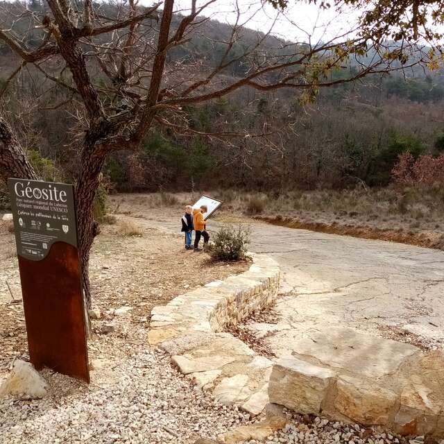 Sortie buissonnière "De la dalle à empreintes au village médiéval de Viens"
