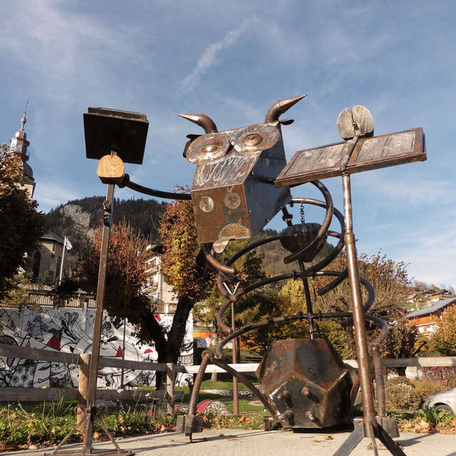 Cow Art : sculpture "The technical Cow"