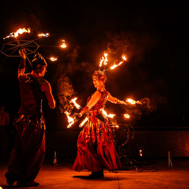 Spectacle pyrotechnique  Fuego - Cirque indigo