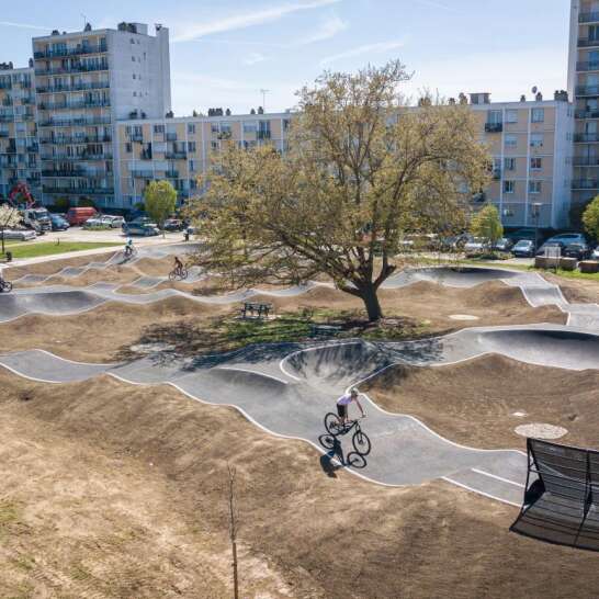 Pump track in Montauban