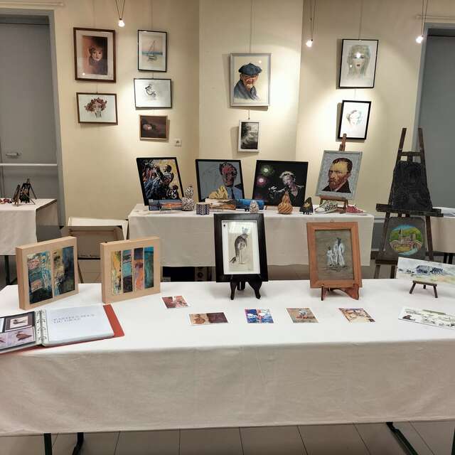 Opening exhibition of valley artists in La Brigue