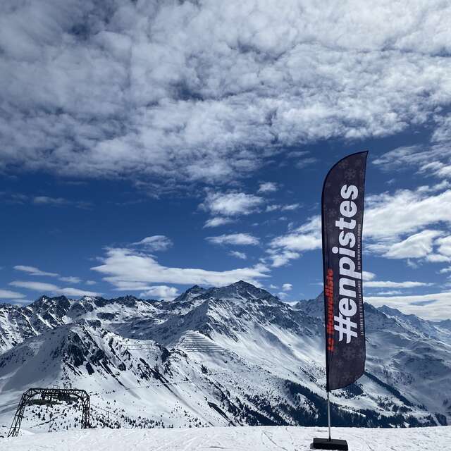 Tournée #enpistes et descente en luge au crépuscule
