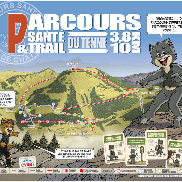 Fitness trail and trail running course