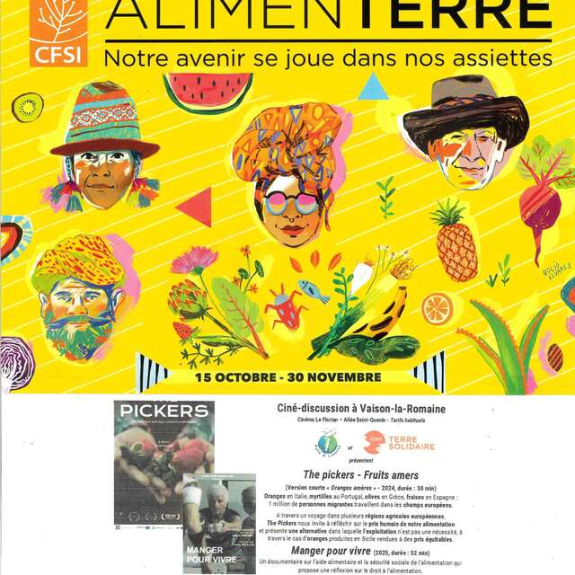 Festival Alimenterre - Ciné-discussion "Manger pour vivre et Oranges Amères"