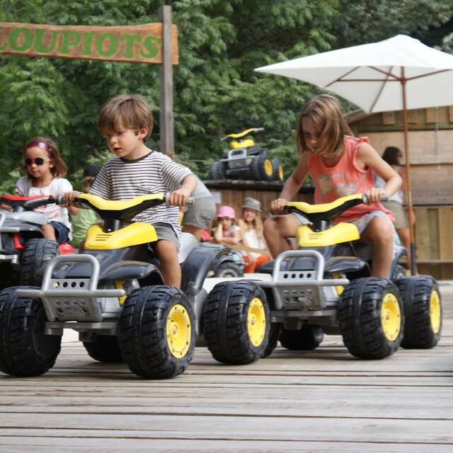 Electric go-kart circuit for children