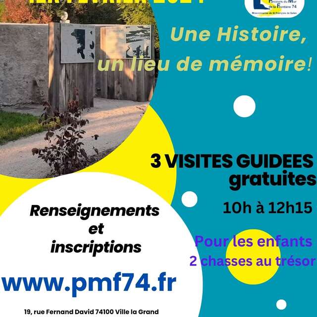 Parcours du mur de la frontière 74