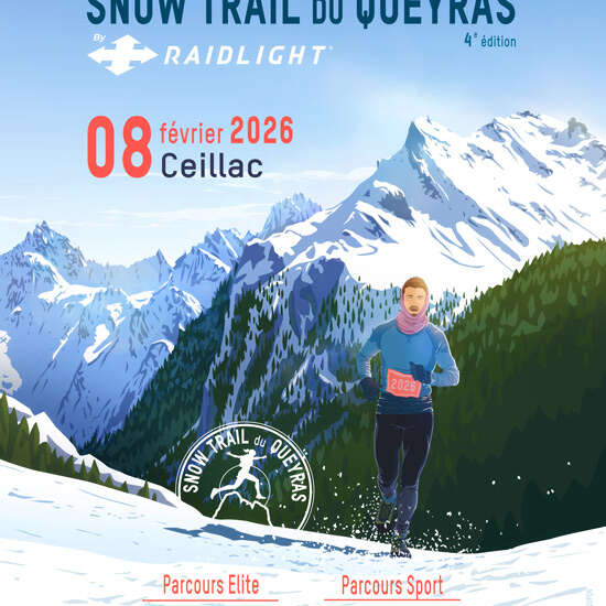 Snow trail du Queyras