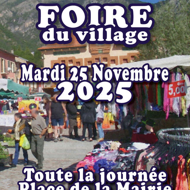 Foire du village : 25 Novembre