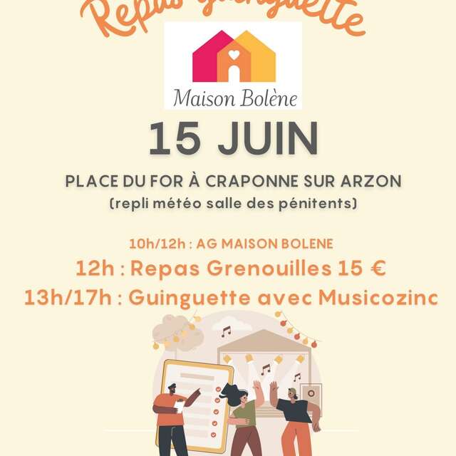 Repas guinguette