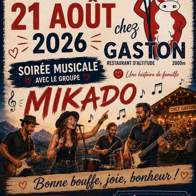 Soirée musicale avec le groupe Mikado