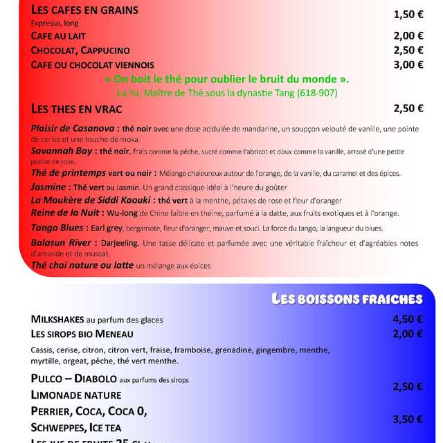 Tearoom Verre d'Auzelles