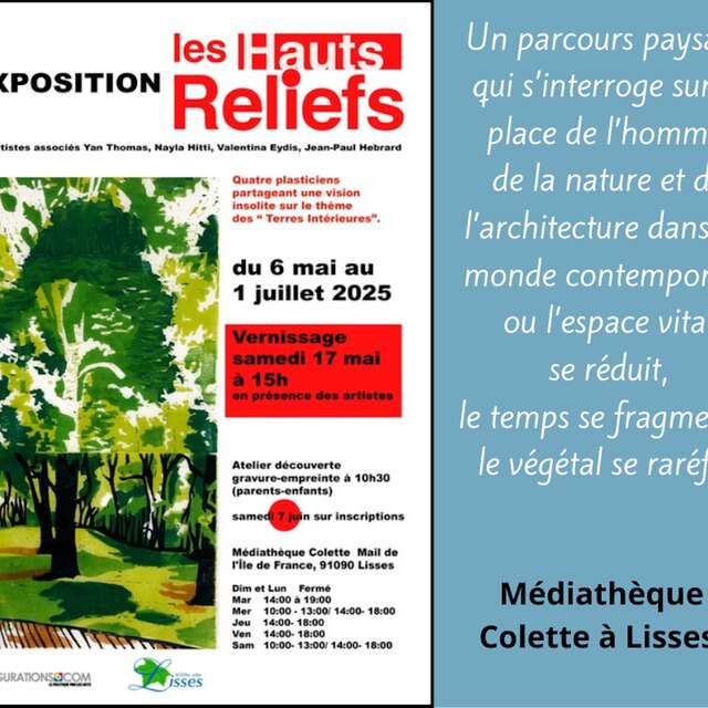 Exposition dessin, peinture, sculpture et gravures