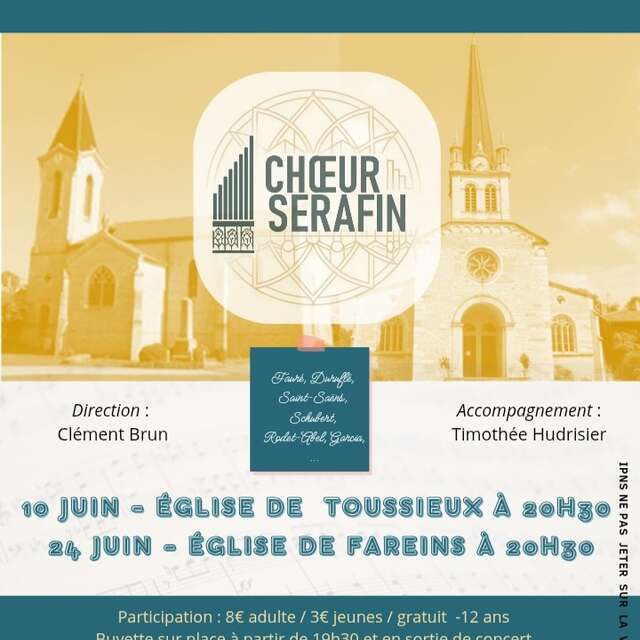 Concert Chœur Serafin