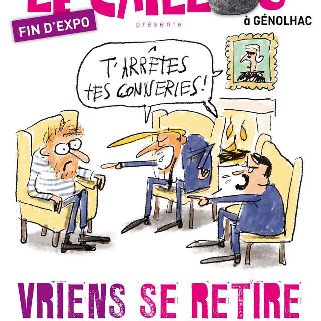 Fin d'Expo de Franck Vriens au Caillou
