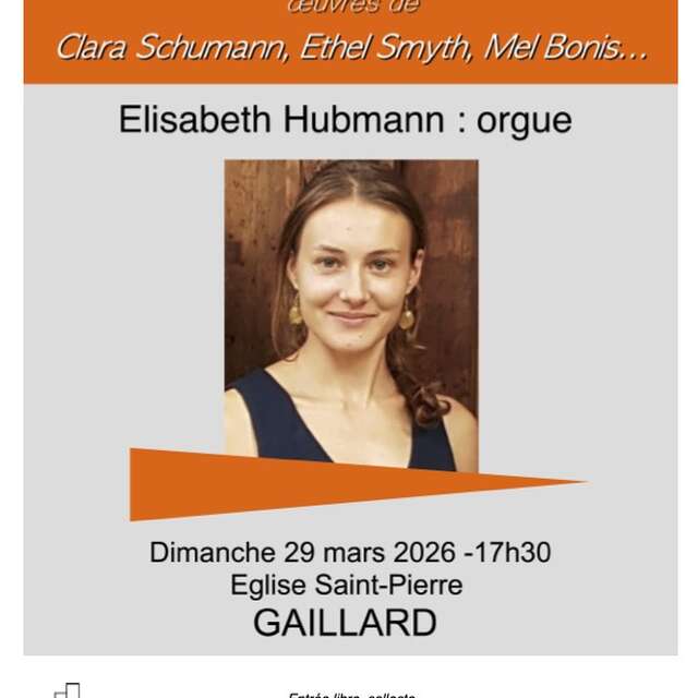 Nouvelles Heures Musicales de l'église Saint-Pierre de Gaillard