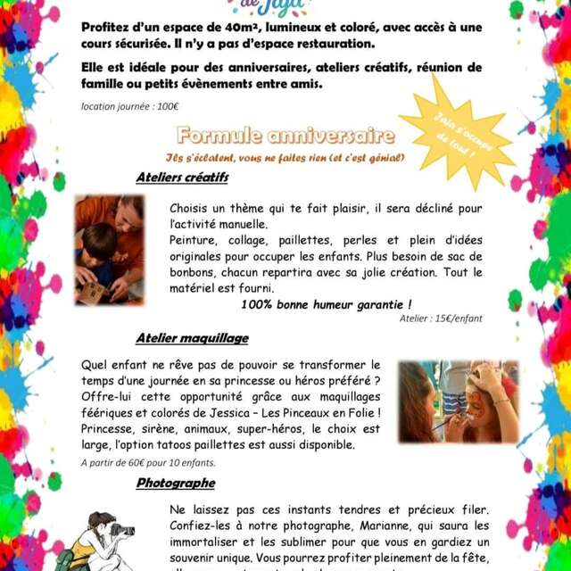 Kreative Mittwochswerkstatt für Kinder und Erwachsene - Les folies de Jaja