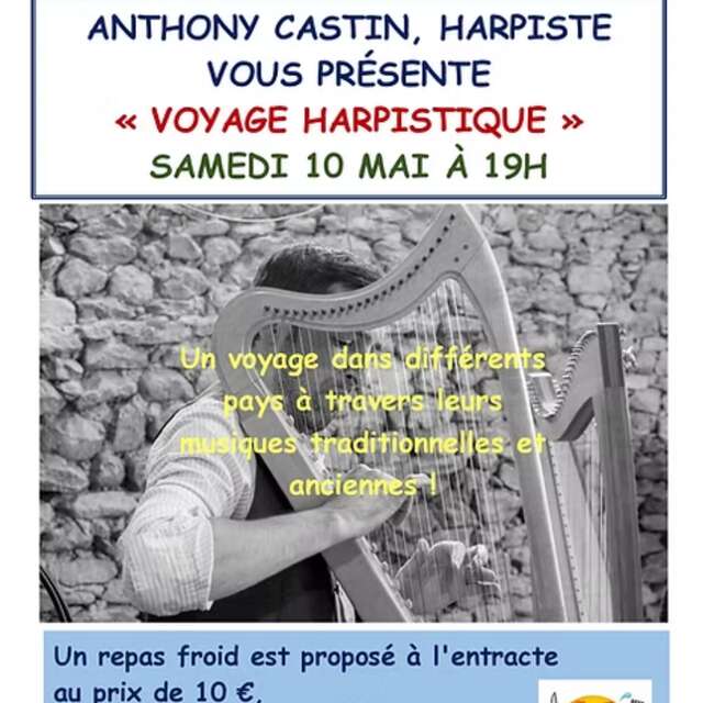 Concert de harpe d'Anthony Castin