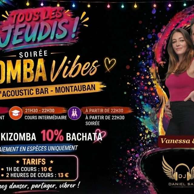 Clase de baile – Kizomba Vibes de los jueves
