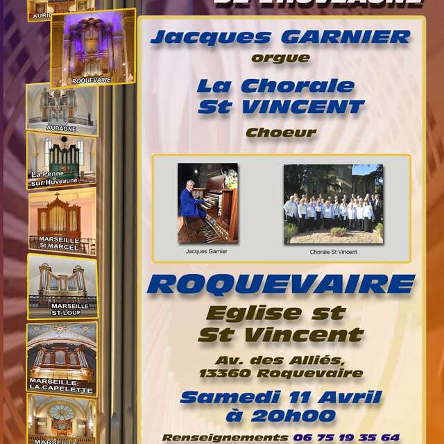 La Route des Orgues de l'Huveaune à Roquevaire