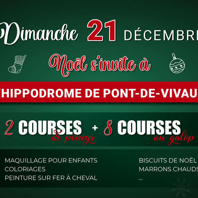 Noël s'invite à l'Hippodrome de Pont-de-Vivaux