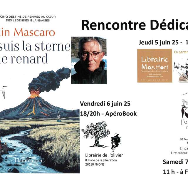 Signing session with Alain Mascaro - Librairie Montfort