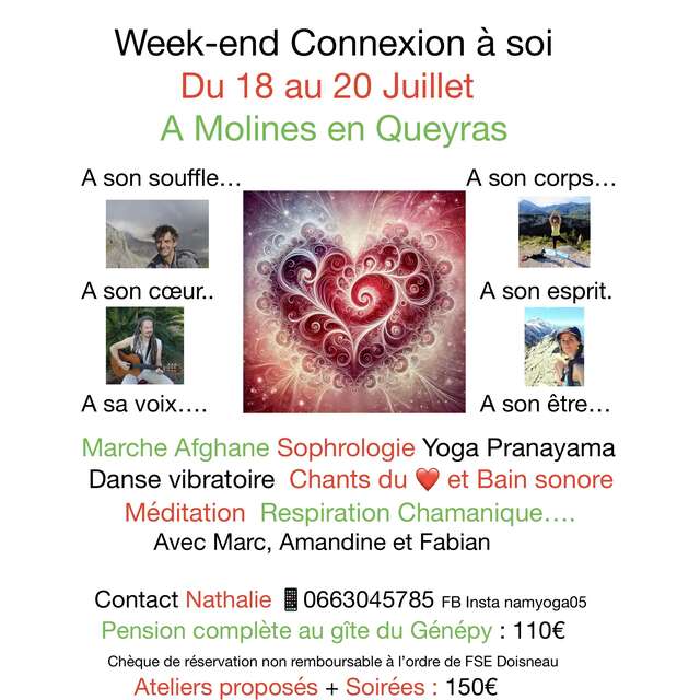 Week-end Connexion à soi